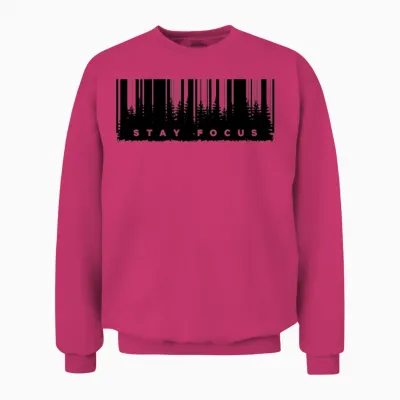 Stay Focus Unisex Sweatshirt - Heliconia