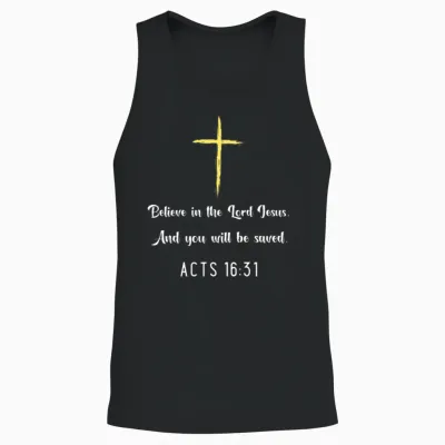 Bible Bible, Holy Spirit Holy Spirit Unisex Tank Top - Black