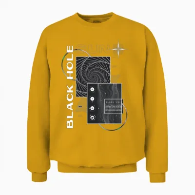 Black Hole Sun Unisex Sweatshirt - Gold