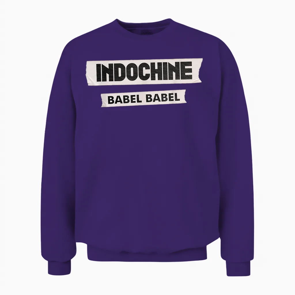 Babel Babel T-Shirt, Black, S Unisex Sweatshirt in Purple