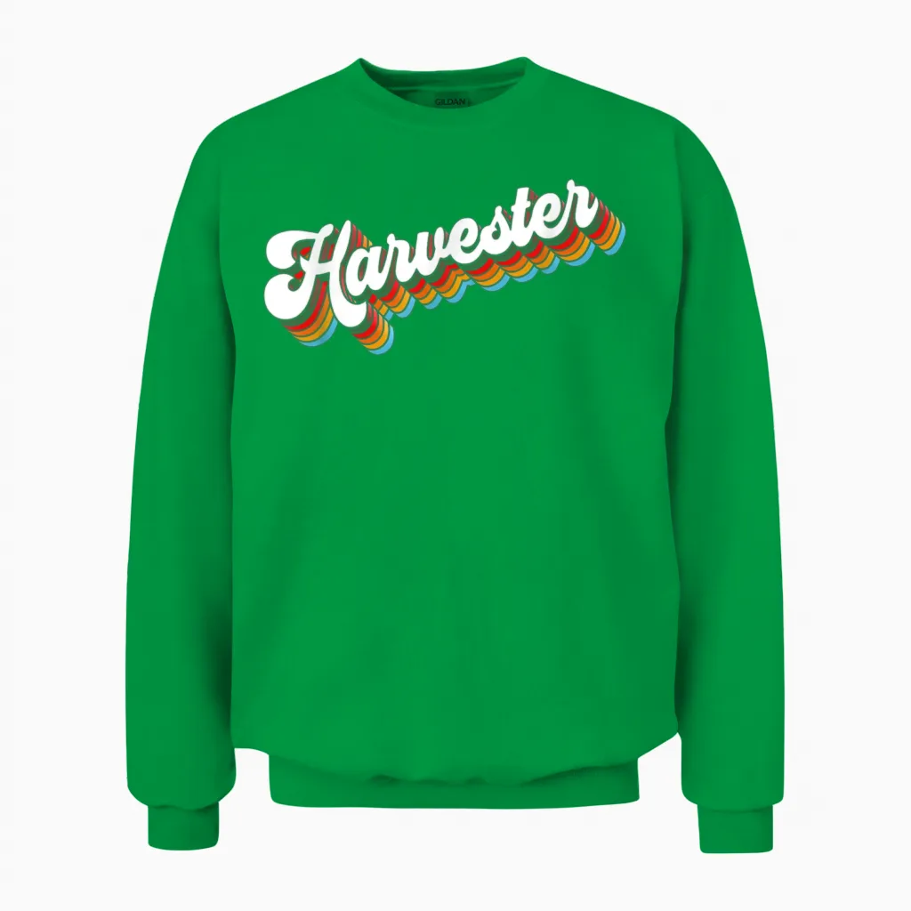 Harvester Job Appreciation Retro Unisex Sweatshirt - Irish Green