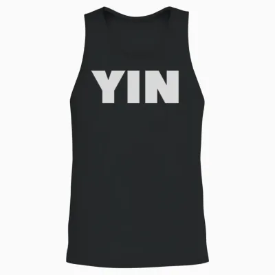 Yin / Yin Yang / Bestseller Unisex Tank Top - Black