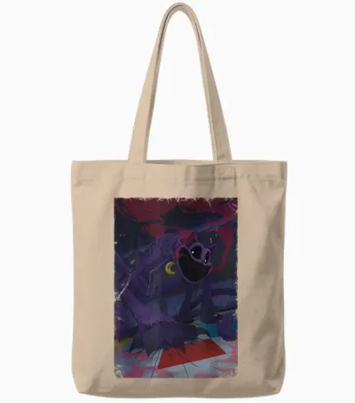 Poppy Playtime Catnap Red Smoke Tote Bags - Natural