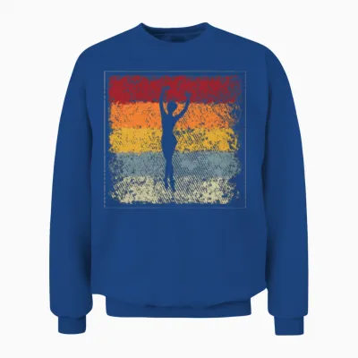 Ballett Retro Unisex Sweatshirt - Royal