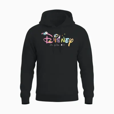 Disney Easter Spring Family Trip 2026 Matching Logo Vacation Unisex Hoodie - Black