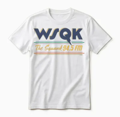 Stranger Things S5v1 Wsqk the Squawk Officially Licensed Unisex T-Shirt - White