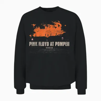 Silhouettes of Pink Floyd Live at Pompeii T-Shirt, Black, S Unisex Sweatshirt - Black