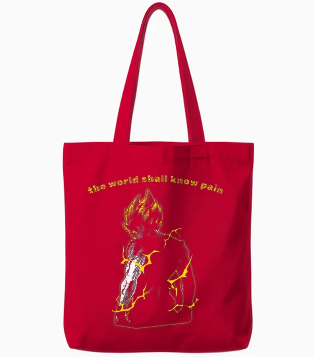 Herren Japanische Harajuku Anime Gym Tokyo Men Tote Bags in Red