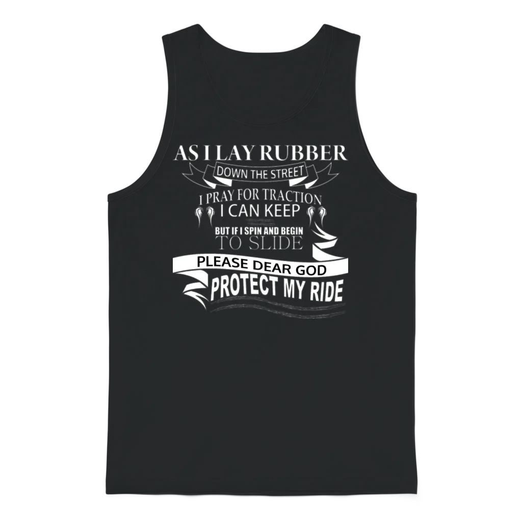 Muscle Car Racing Prayer โ Cars & Gift Unisex Tank Top - Black