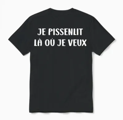 Drôle Pissenlits Fleurs Humour Pissenlit Unisex T-Shirt - Black