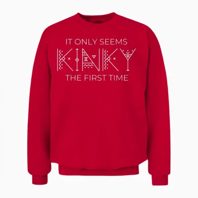 Funny Kinky Unisex Sweatshirt - Red