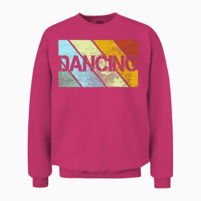 Dancing Retro Unisex Sweatshirt - Heliconia