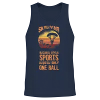 Funny Skydiving Quote Memes & Humor Unisex Tank Top - Navy – 2