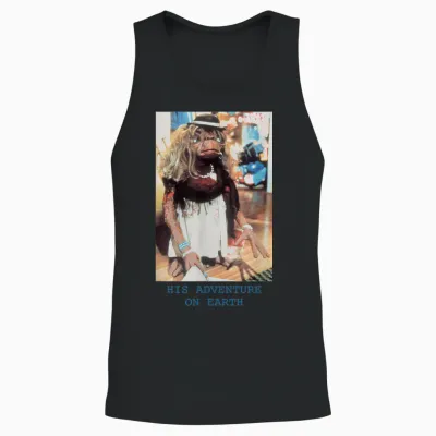 E.t. Papl327 Extra Terrestrial Film Alien Adbventure Des Années 80 Unisex Tank Top - Black