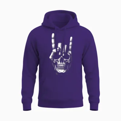 Tete Morte Guitarist - Guitar Electric Guitar Unisex Hoodie - Purple