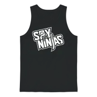 Spy Gaming Ninjas - Game Wild with Clay Style Unisex Tank Top - Black – 1