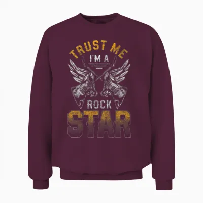 Rock Guitar Festival Unisex Sweatshirt - Maroon