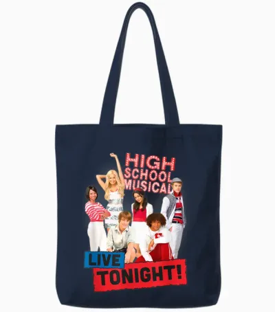 High School Musical Live Tonight Tote Bags - Navy