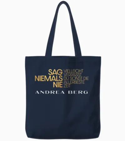 Sag Niemals Nie 2 Tote Bags - Navy