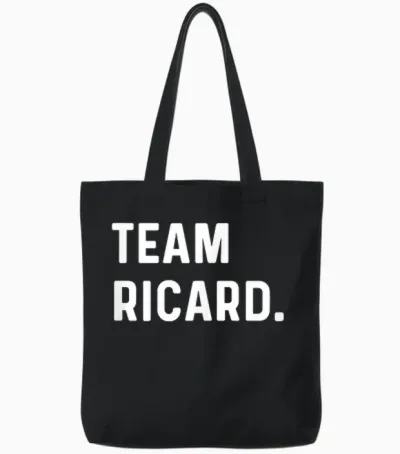 Team Ricard - Name Tote Bags - Black