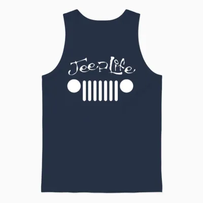 Jeep Life New Unisex Tank Top - Navy