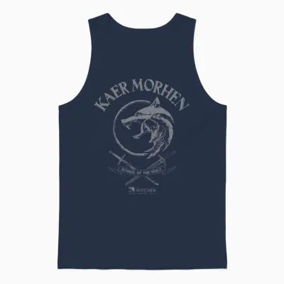 The Witcher Kaer Morhen Unisex Tank Top - Navy