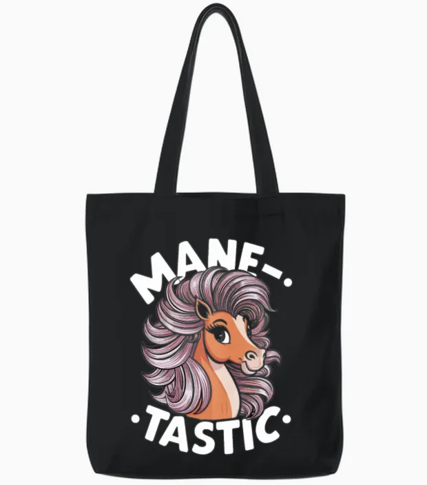 Horses and Humor for Every Horse Lover And Tote Bags in Black