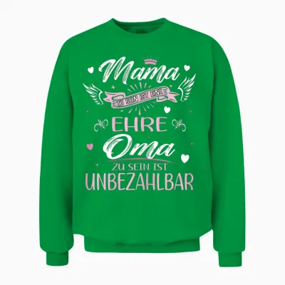 Tollste Oma Beste Mama Mutter Muttertagsgeschenk Unisex Sweatshirt - Irish Green