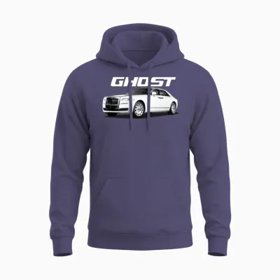 Rr Ghost Unisex Hoodie - Heather Sport Dark Navy