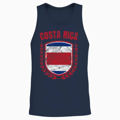 Costa Rica Unisex Tank Top - Navy