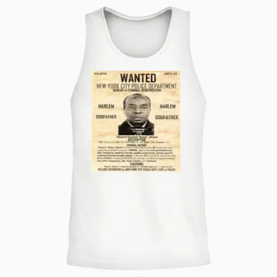 Bumpy Johnson (wanted Poster) Unisex Tank Top - White