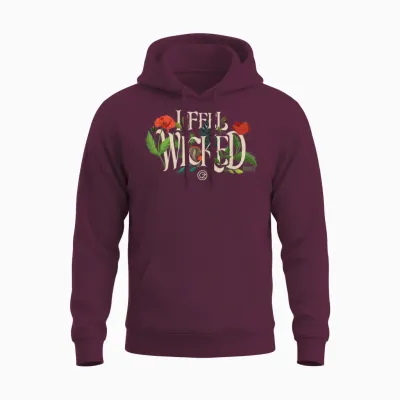 Wicked: for Good I Feel Wicked Unisex Hoodie - Maroon