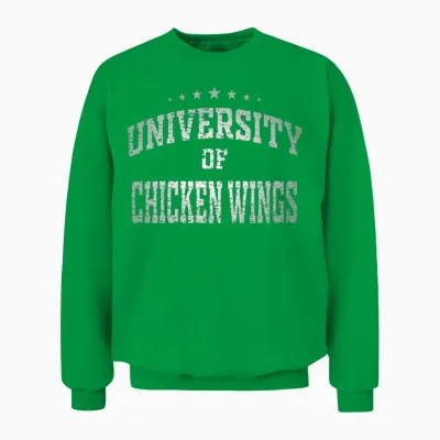 University of Chicken Wings Unisex Sweatshirt - Irish Green