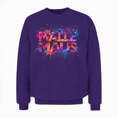 Malle Maus - Mallorca Party Outfit Junggesellinnenabschied Unisex Sweatshirt - Purple
