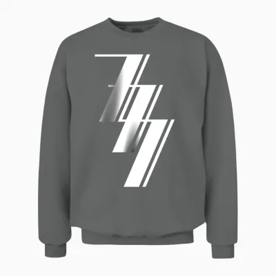 Nombre 777 Meaning Numerology Symbol Unisex Sweatshirt - Graphite Heather