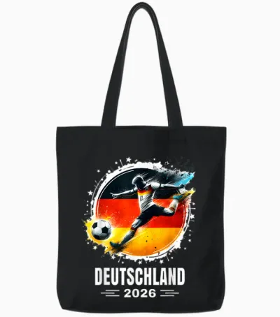 2026 Deutschlandbekleidung 2026 Deutschland 2026 Deutschland Tote Bags - Black