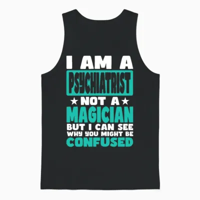 Psychiatrist Unisex Tank Top - Black