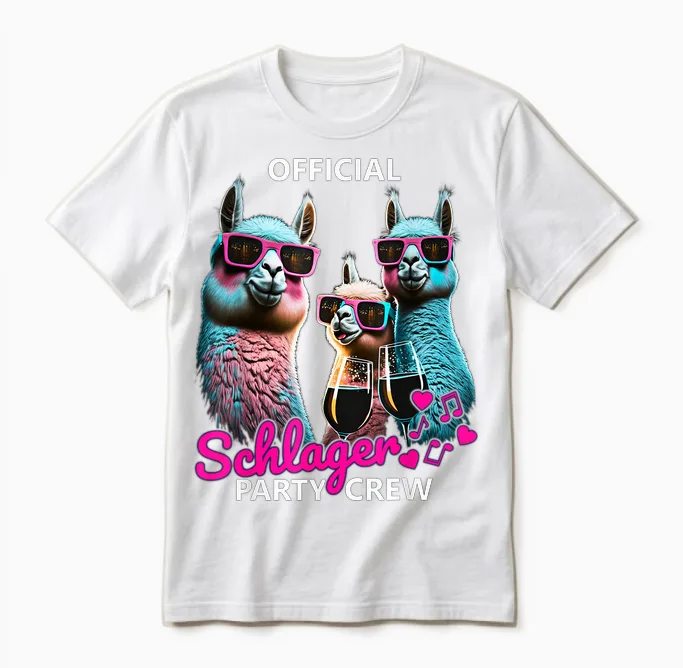 Party Hase Outfits Für Party Und Kneipentour Official Schlager Party Crew Unisex T-Shirt in White