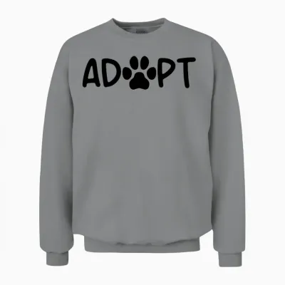 Adopt Dog Unisex Sweatshirt - Sport Grey