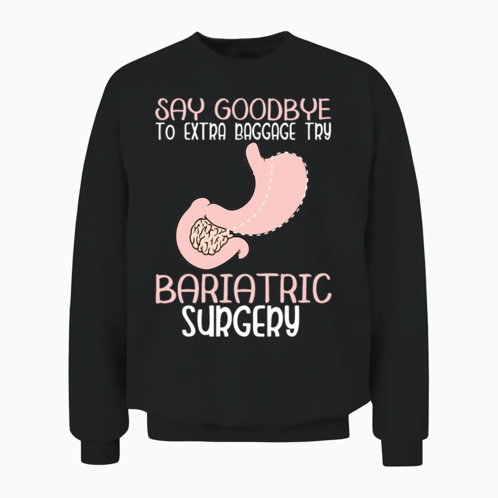 Funny Gastric Unisex Sweatshirt in Black