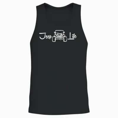 Jeep Life Unisex Tank Top - Black