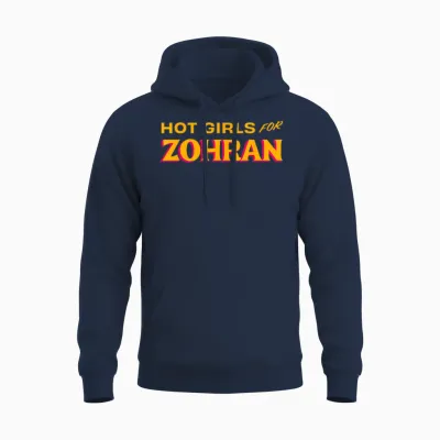 Hot Girls for Zohran Mamdani Zohran for Nyc Mayor 2025 Unisex Hoodie - Navy