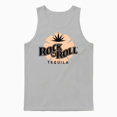 Rock N Roll Tequila Seventh Collection Unisex Tank Top - Ash