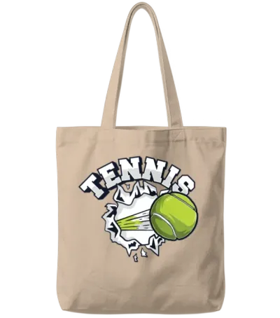 Tennis Professional Lover Player Trainer Tennis Tote Bags - Natural