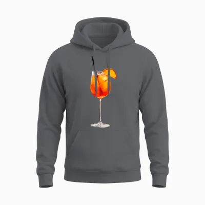 Spritz Logo Cocktail Official Club Mitglied Party Saufen Fan Unisex Hoodie - Charcoal