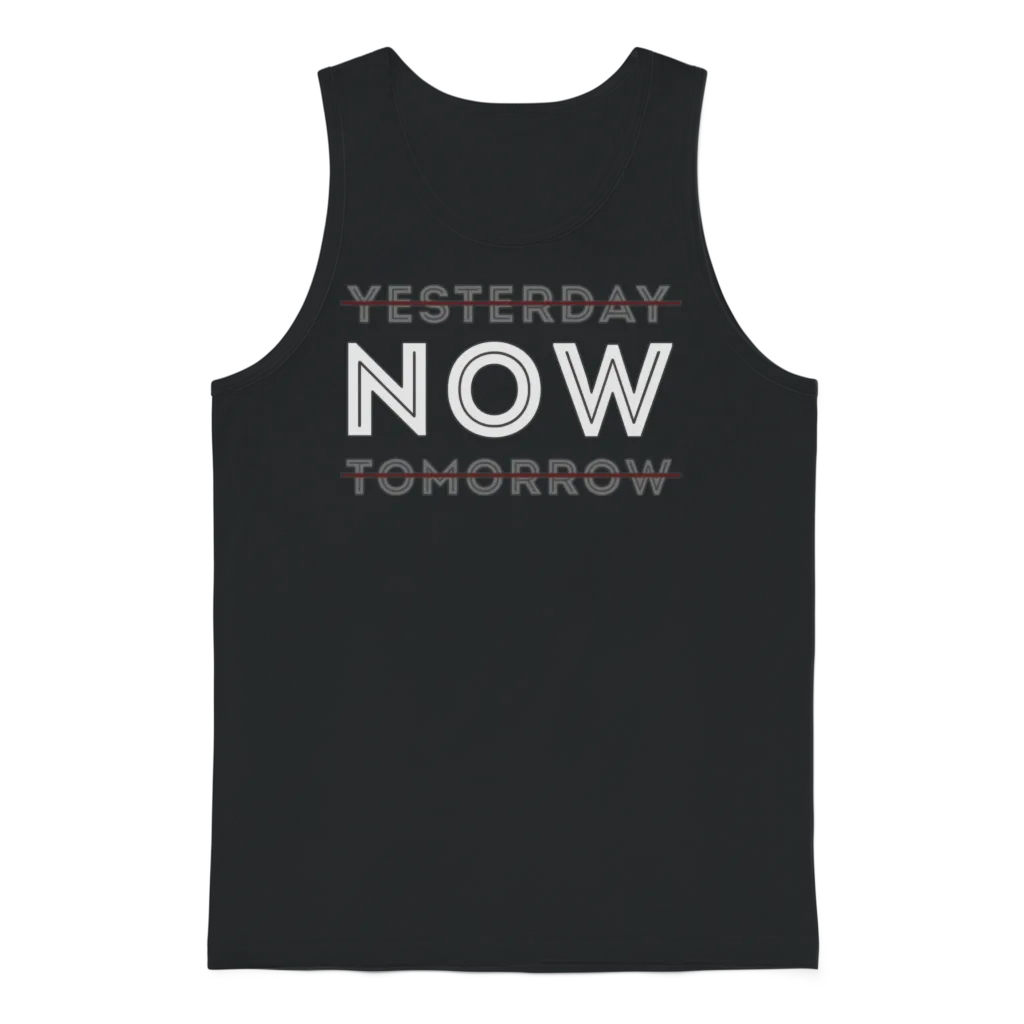 Focus on Now Unisex Tank Top - Black
