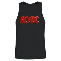 Ac/dc Classic Logo with Lightning Bolt Unisex Tank Top - Black – 2