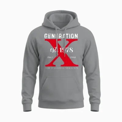 Gen X 1978 Bevor Du Geboren Wurdest, War Sissie Totenkopf Unisex Hoodie - Sport Grey