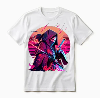 Samouraï Unisex T-Shirt - White