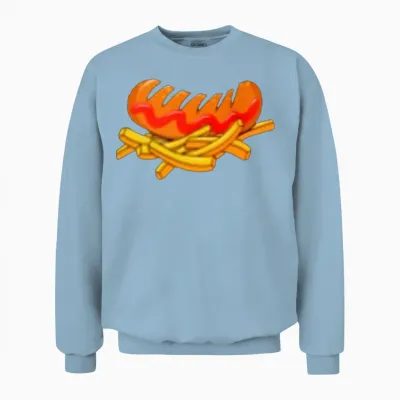 Selfiesandra Merch Unisex Sweatshirt - Light Blue